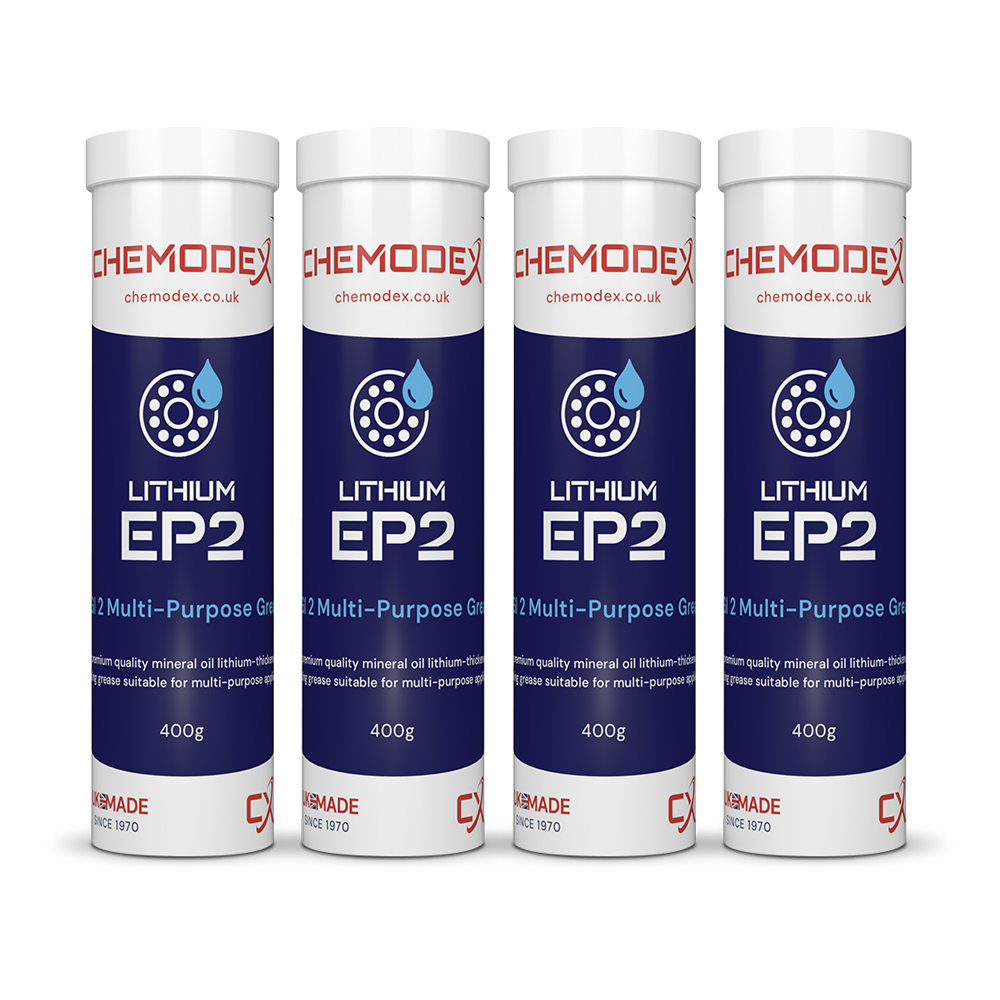 Chemodex Premium Multipurpose High Load Lithium EP2 Grease - 4 x 400g Cartridges