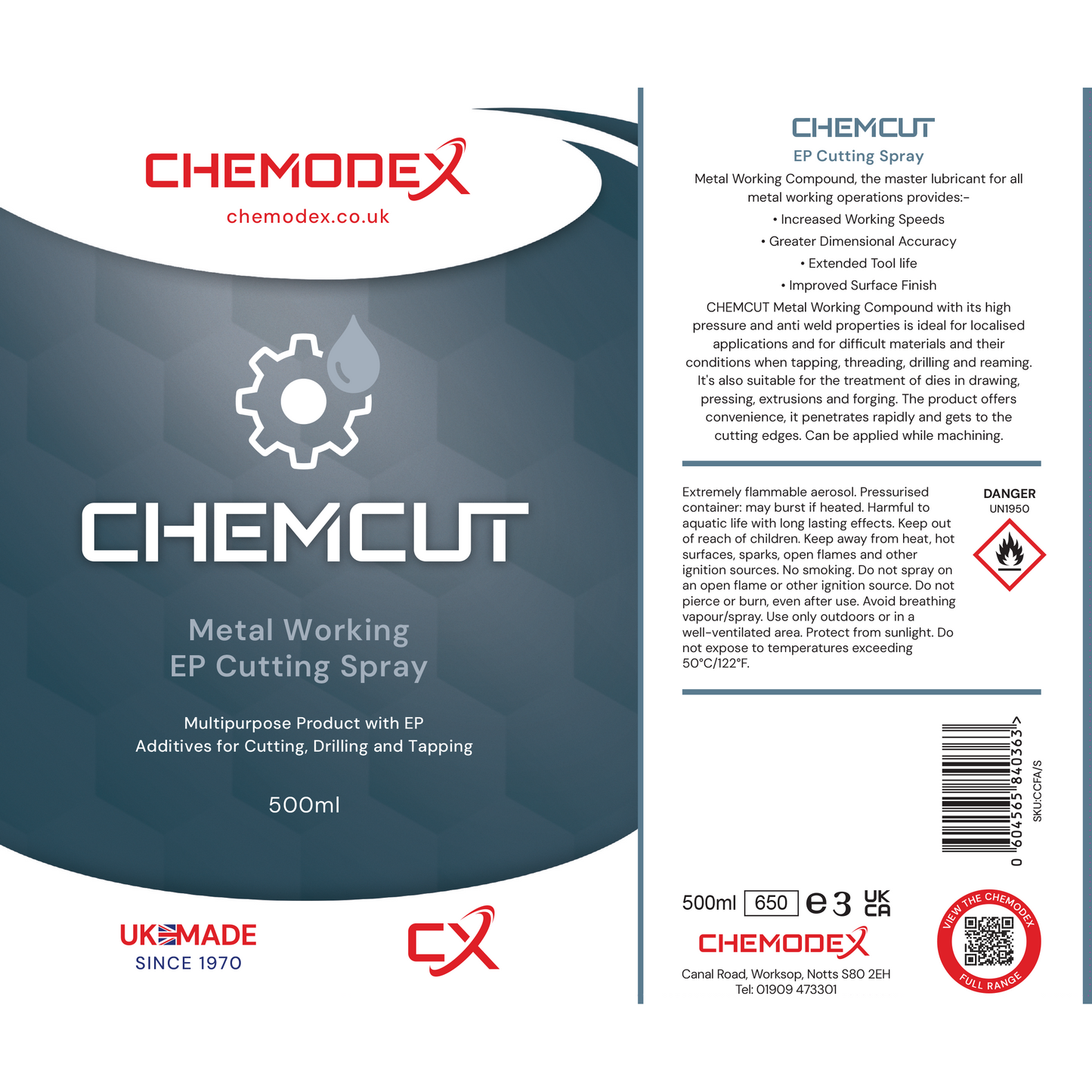 Chemodex Chemcut - EP Metal Working Compound Cutting Fluid