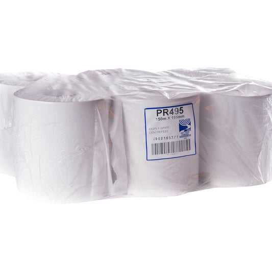 MJ15060R - MINI JUMBO TOILET ROLLS 2 PLY (12 PACK)