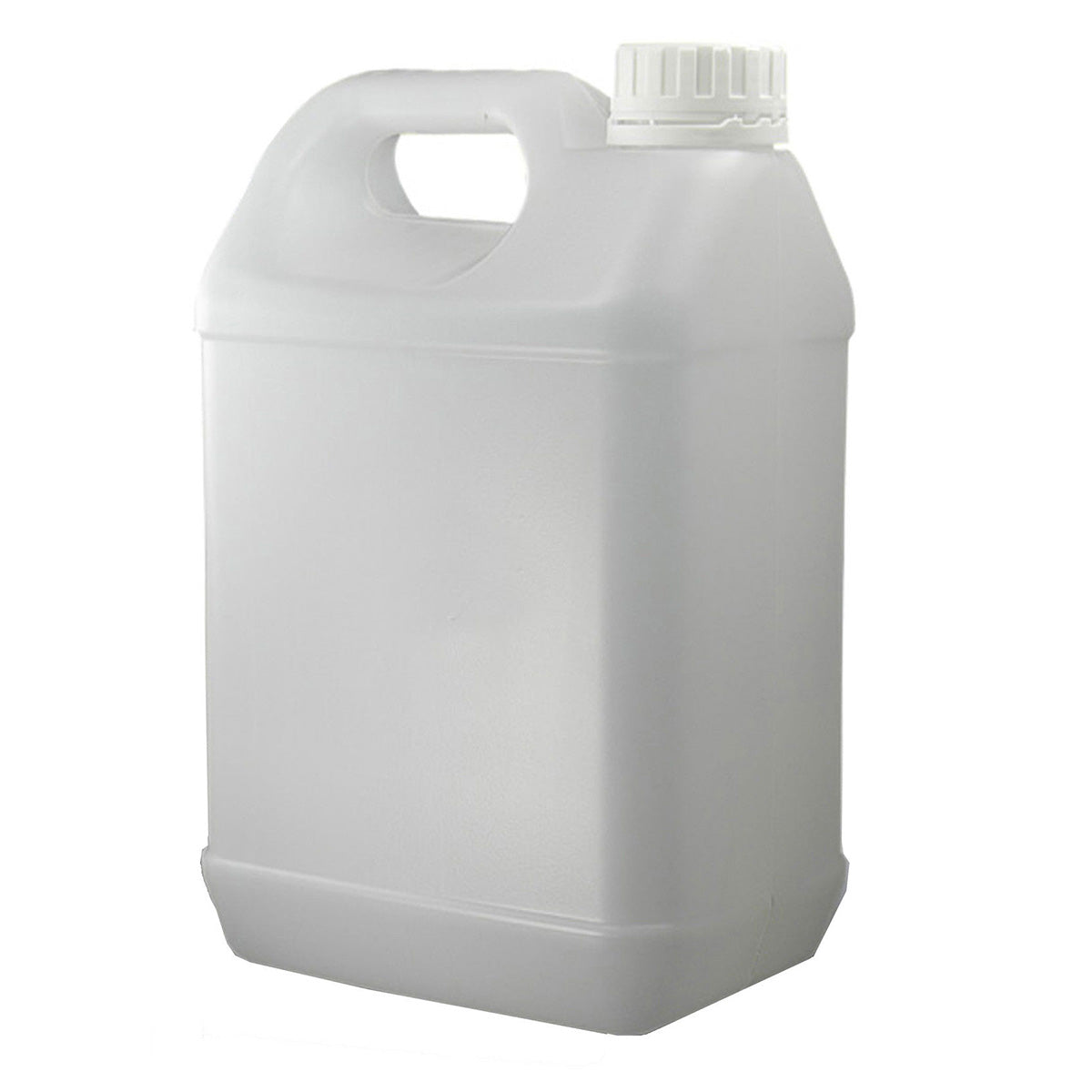 Empty Clear Plastic Container 5 Litres Storage Bottle with Screw-on Lid - Versatile Reusable Eco-Friendly Liquid Storage Solution