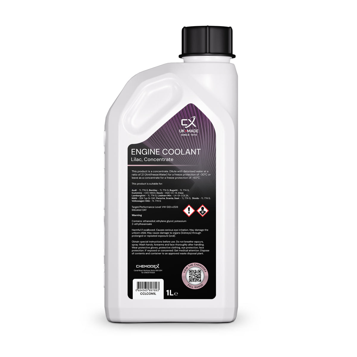 ChemCool Lilac Concentrated (-60°C) Coolant 1 Litre
