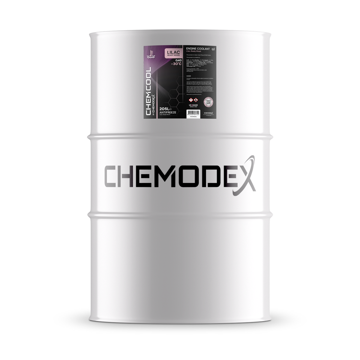 Chemcool Lilac Ready Mixed (-30°C) Coolant 205 Litres