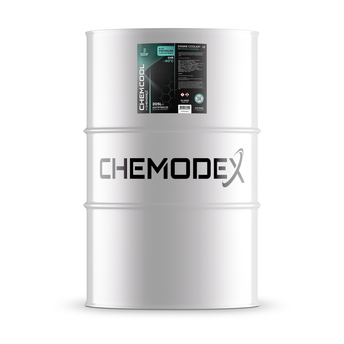 ChemCool Premium Blue Concentrated (-60°C) Coolant 205 Litres