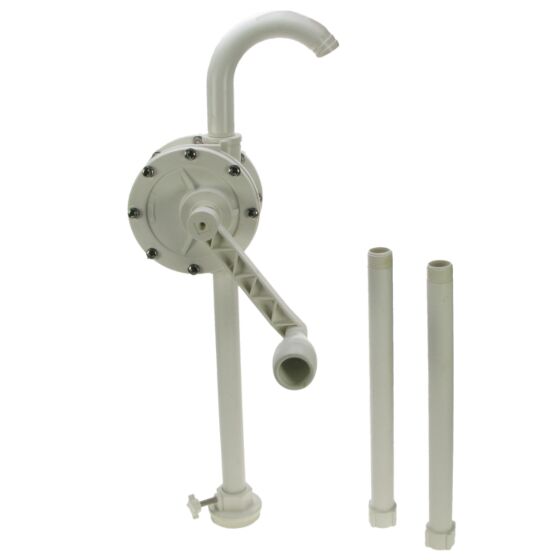 Hytek PVC Rotary Hand Pump for Acids and Chemicals.
