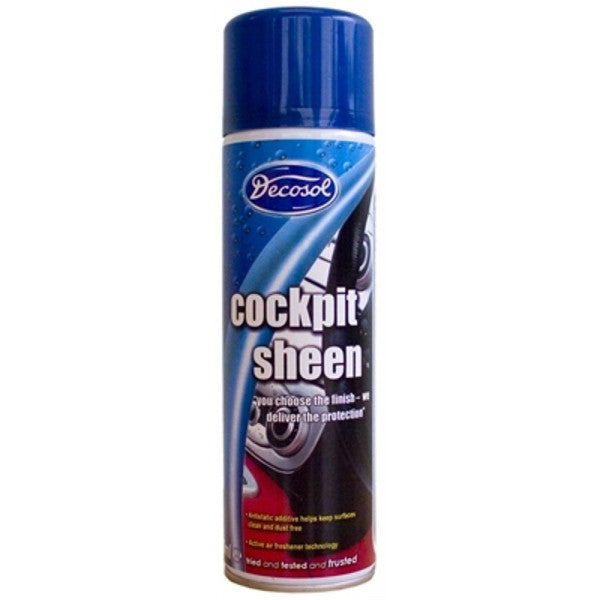 Decosol Cockpit Interior Sheen 500ml Aerosol