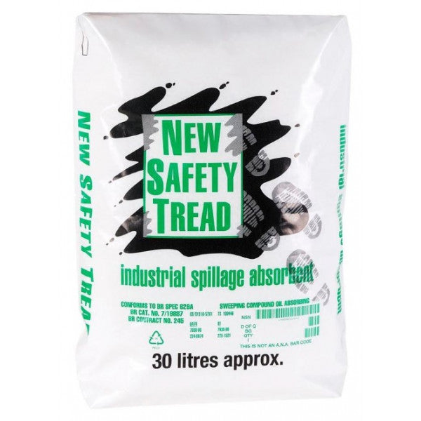 Ecospill New Safety Tread U2090030 - 30L Oil & Water Absorbent Granule