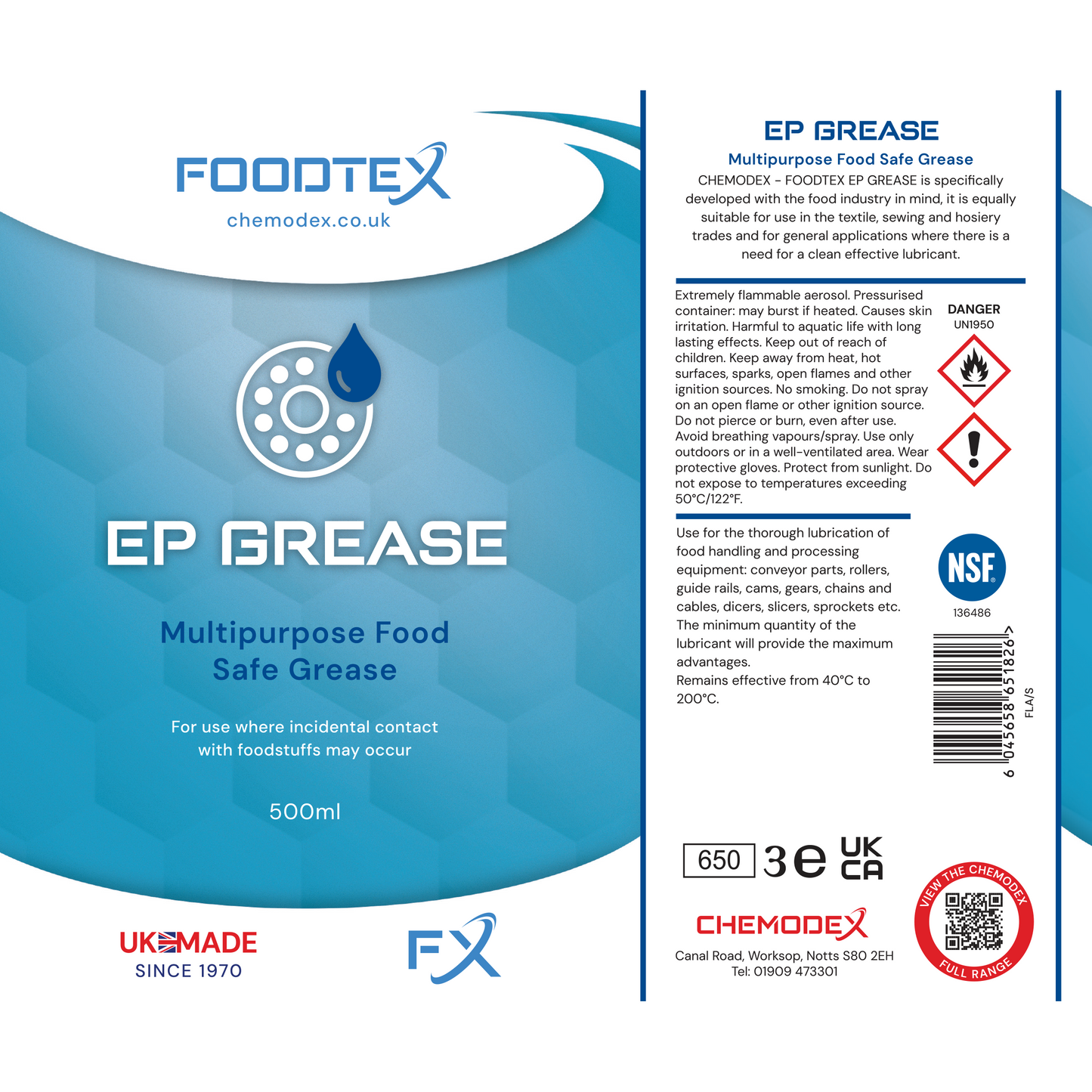 Chemodex FOODTEX EP Grease