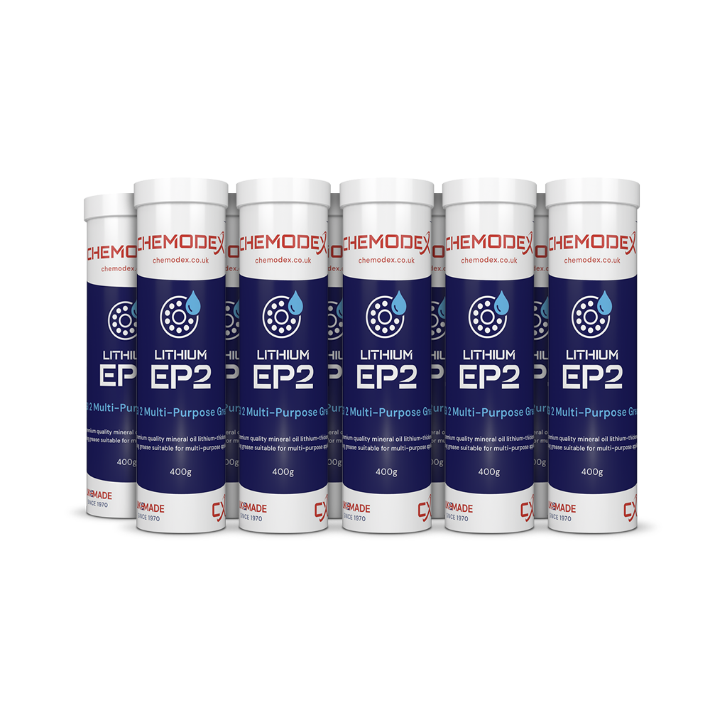 Chemodex Premium Multipurpose High Load Lithium EP2 Grease - 10 x 400g Cartridges