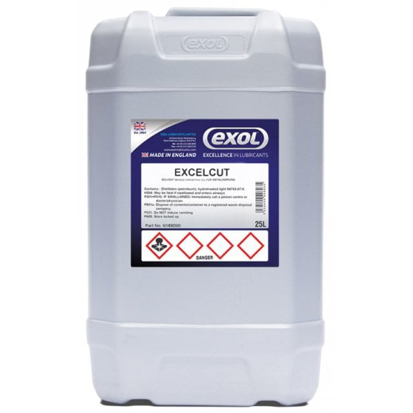 EXOL Excelcut 445E Ester Based Neat Cutting Fluid (N191) - 25 Litres