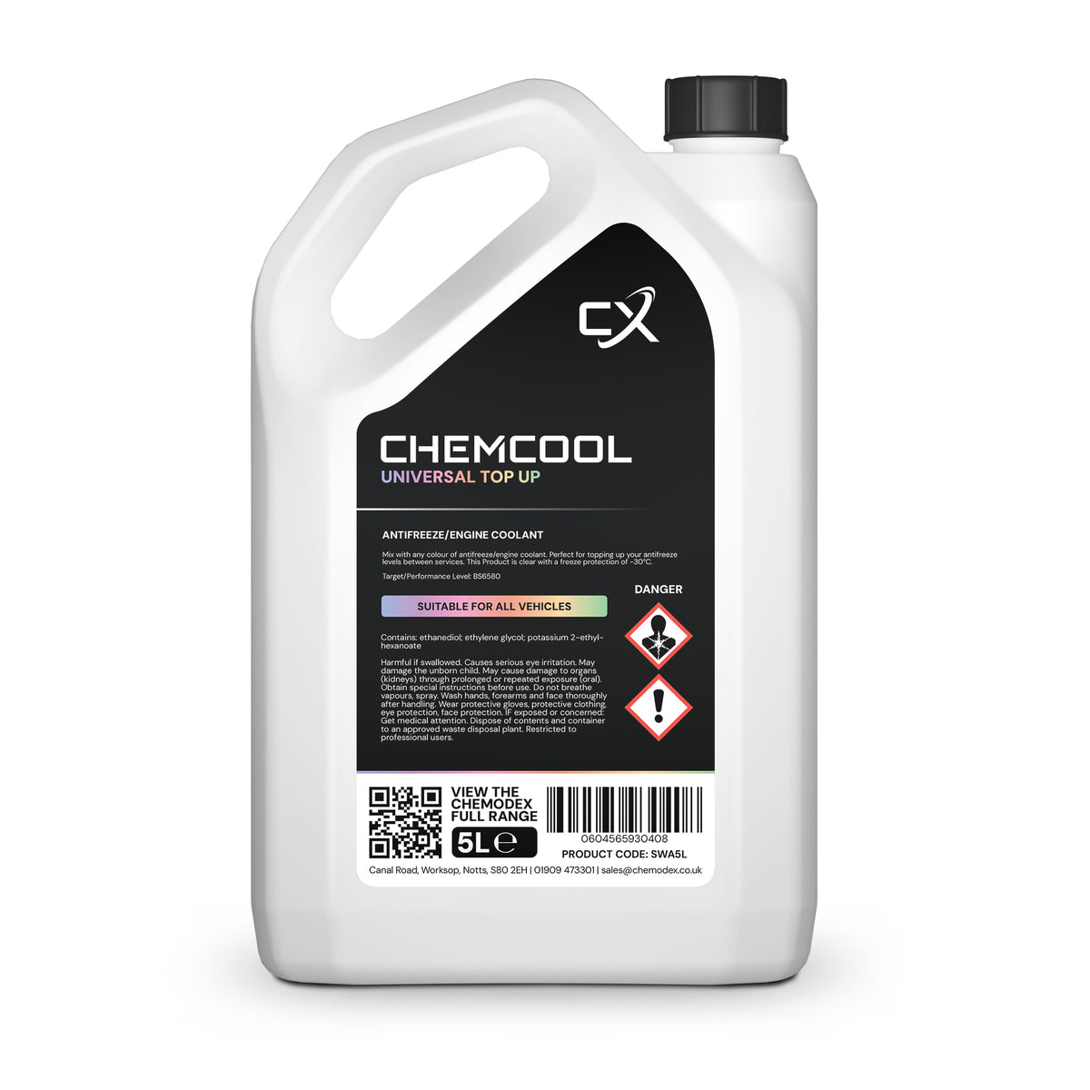 Chemcool Antifreeze - Universal Ready Mixed 5 Litre