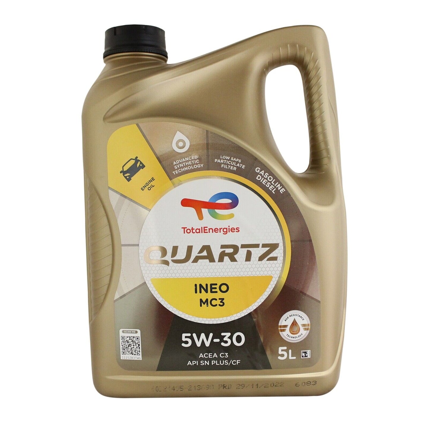 TotalEnergies Quartz INEO MC3 5W-30 Engine Oil