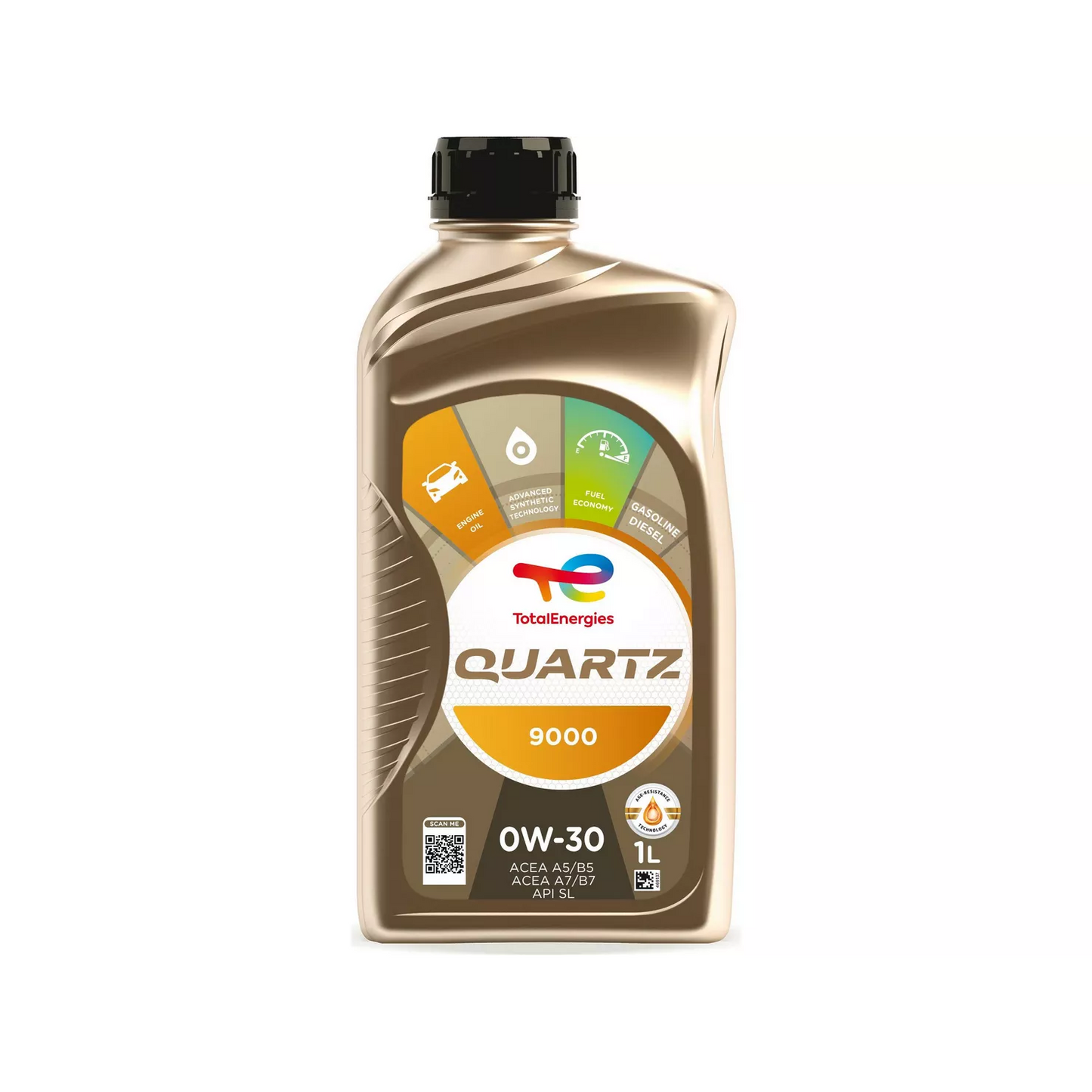 TotalEnergies Quartz 9000 0W-30 Engine Oil - 1 Litre