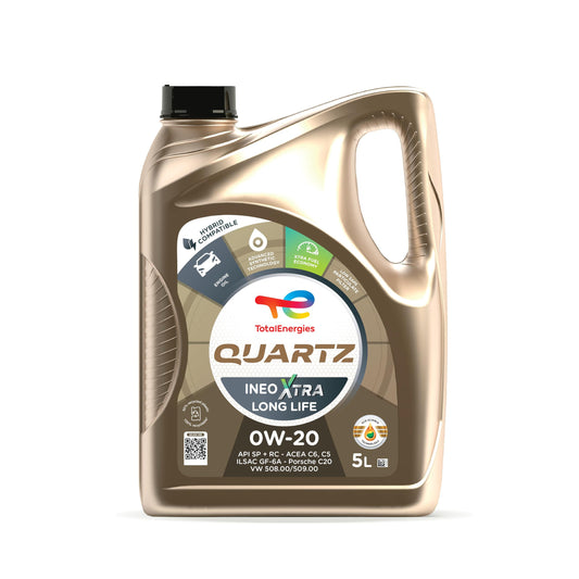 TotalEnergies Quartz Ineo Xtra Long Life 0W20 Engine Oil - 5 Litres