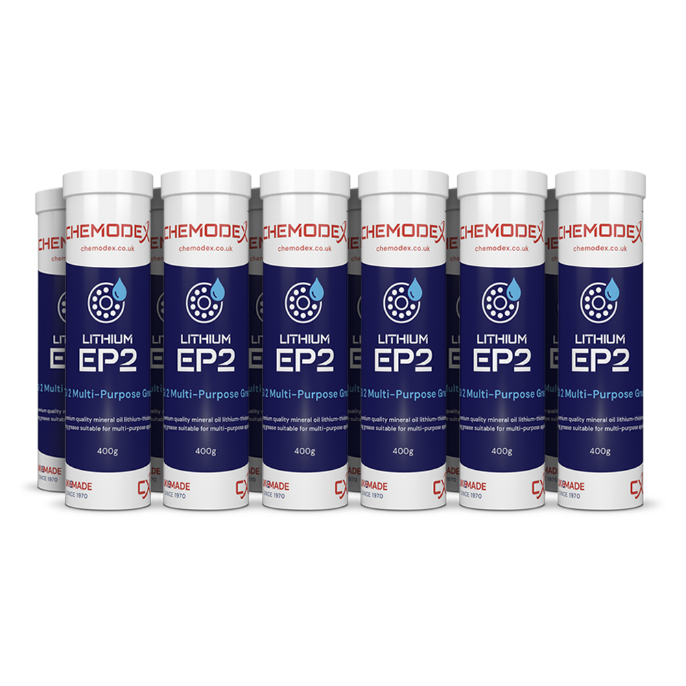 Chemodex Premium Multipurpose High Load Lithium EP2 Grease - 12 x 400g Cartridges