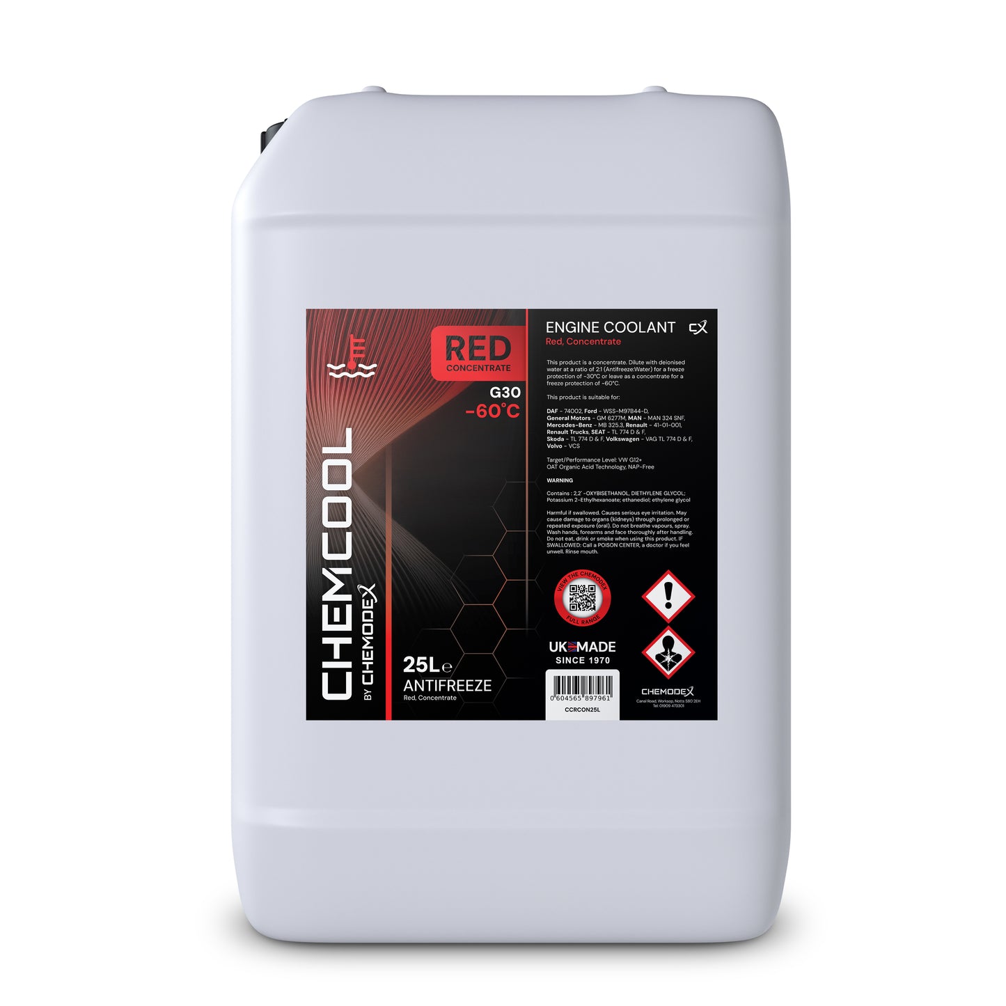 Chemcool Red -60°C - Concentrate Antifreeze