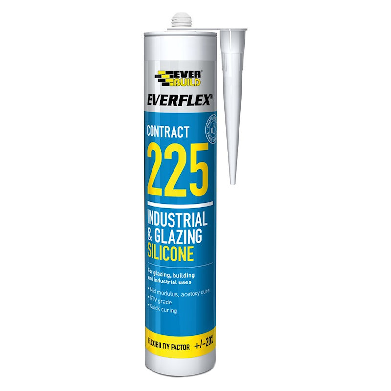 Everbuild Silicone Sealant 225 Black C3 300ml