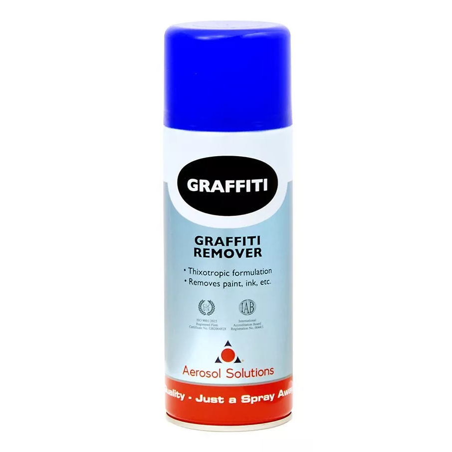 Aerosol Solutions Fast Acting Multi-Surface Graffiti Remover - 400ml Aerosol