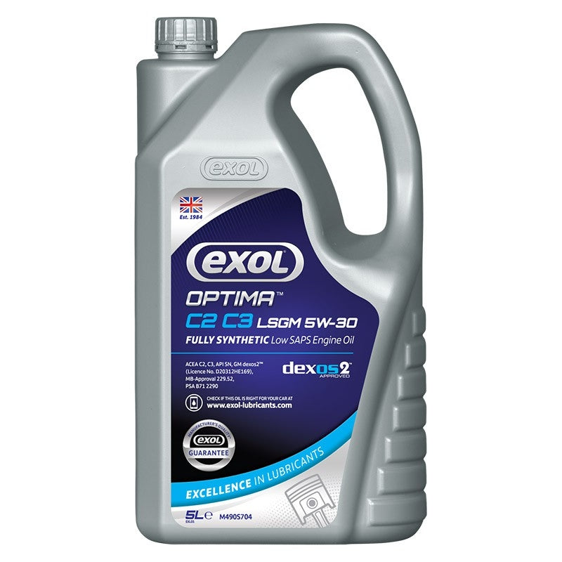 EXOL Optima C2 C3 LSGM 5W-30 Engine Oil (M490) 5 Litres
