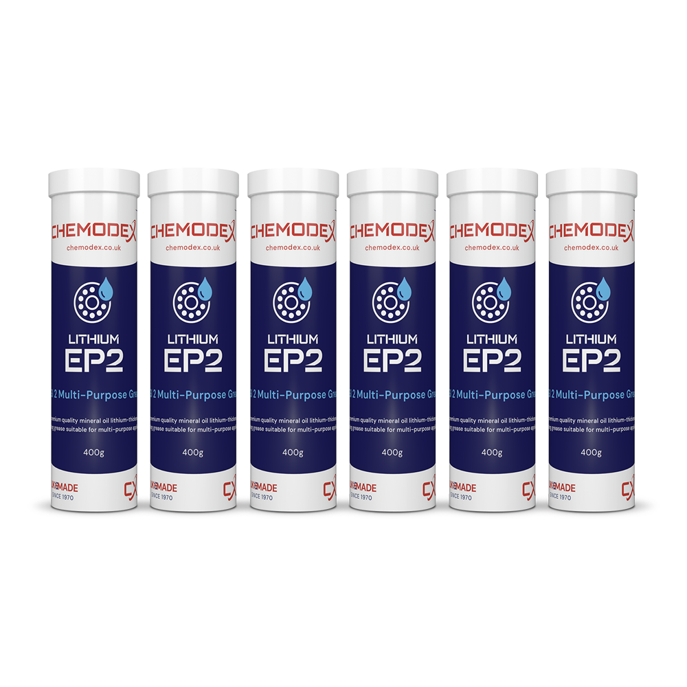 Chemodex Premium Multipurpose High Load Lithium EP2 Grease - 6 x 400g Cartridges