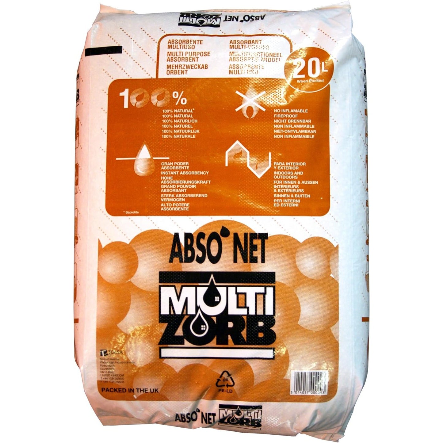 Ecospill Multisorb Clay Absorbent Floor Granules (GR0002) - 20 Litres 20 Litres