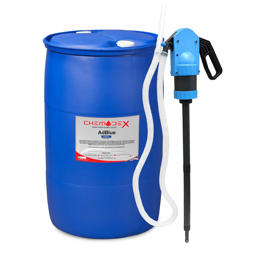 Chemodex AdBlue 205 Litres Universal Diesel Fuel Additive Car Commercial Barrel 205L With Pump
