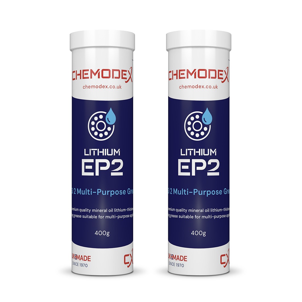 Chemodex Premium Multipurpose High Load Lithium EP2 Grease - 2 x 400g Cartridges