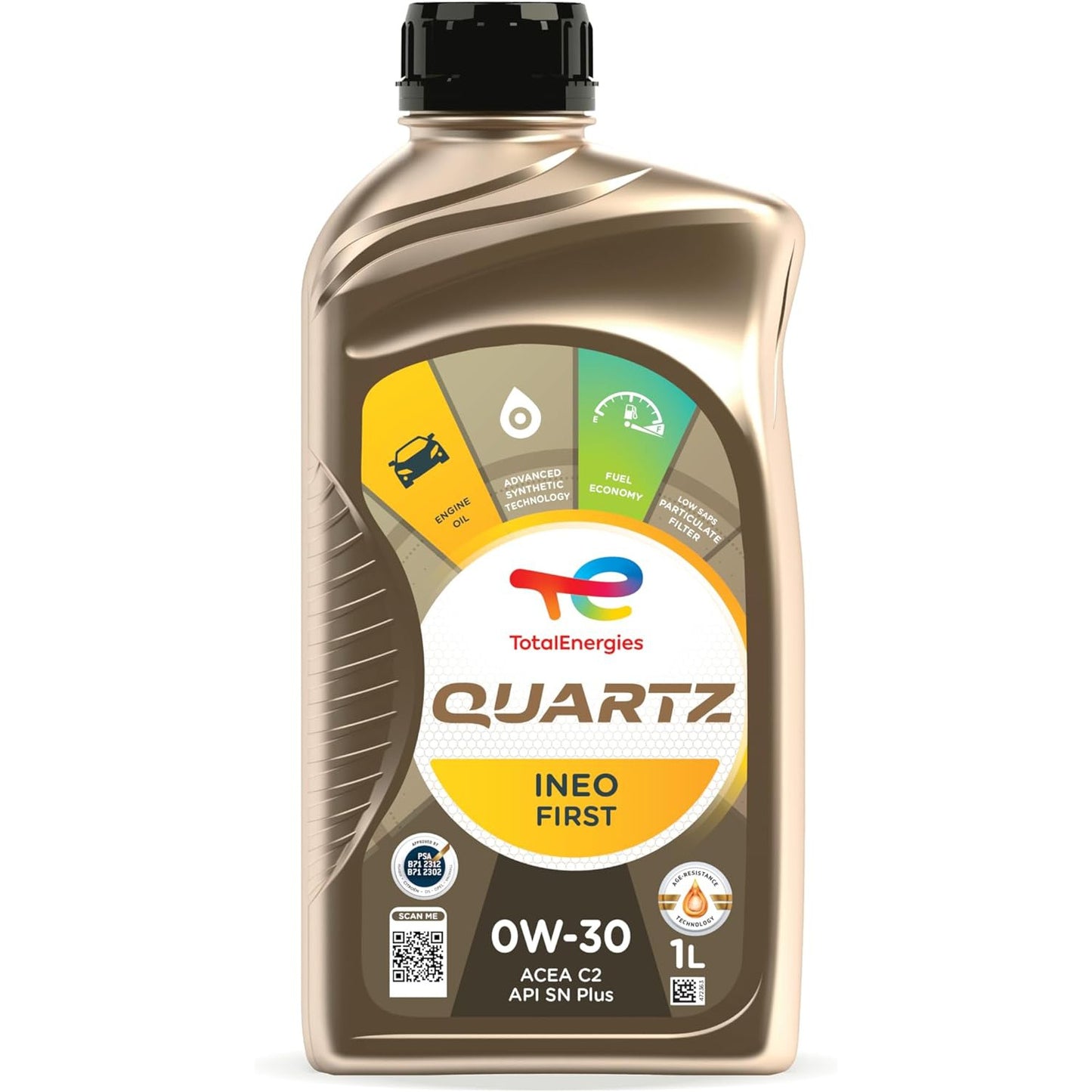 TotalEnergies Quartz Ineo First 0W-30 0w30 Advanced Synthetic Engine Oil