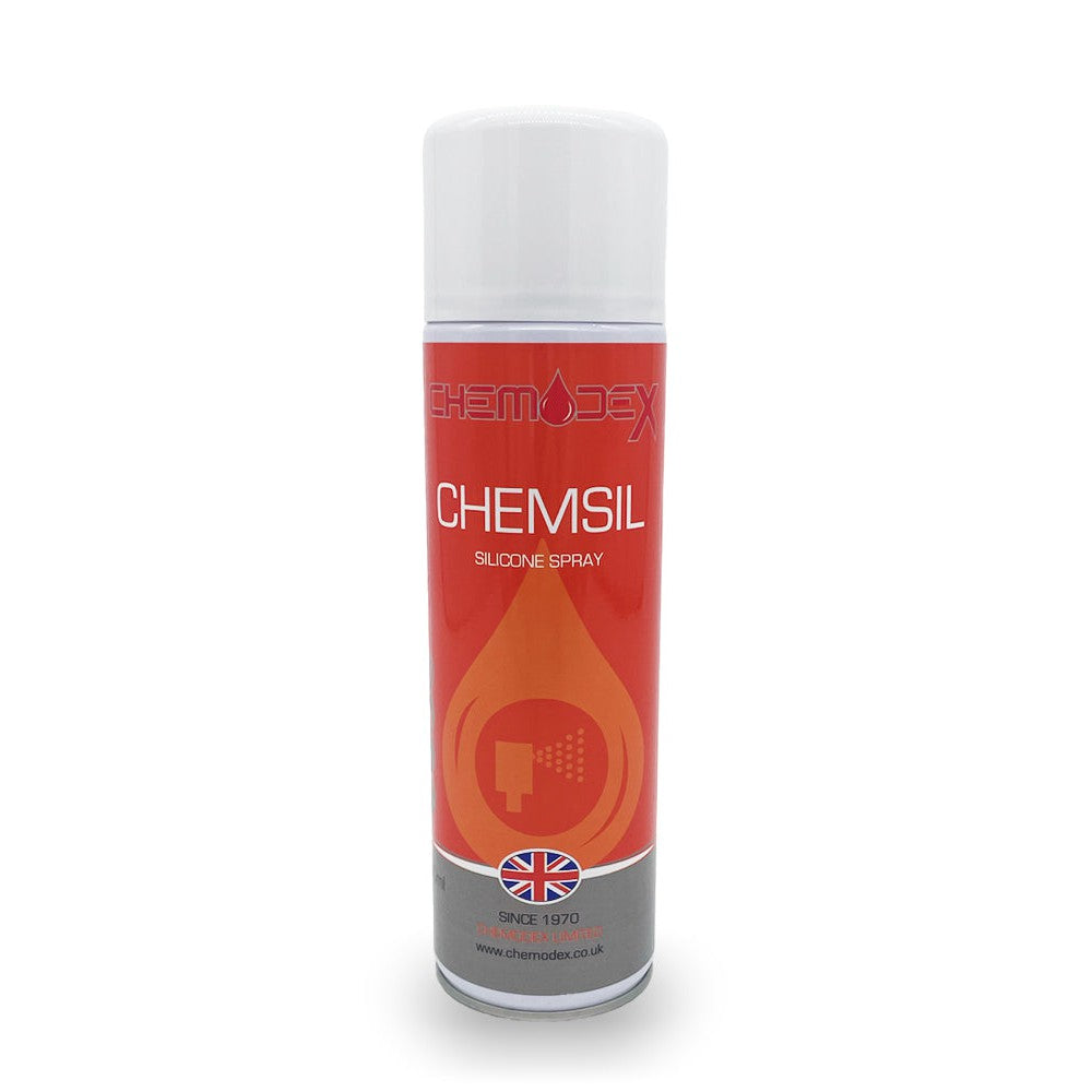 Chemodex Chemsil High Performance Clear Silicone Lubricant Spray 500ml Aerosol