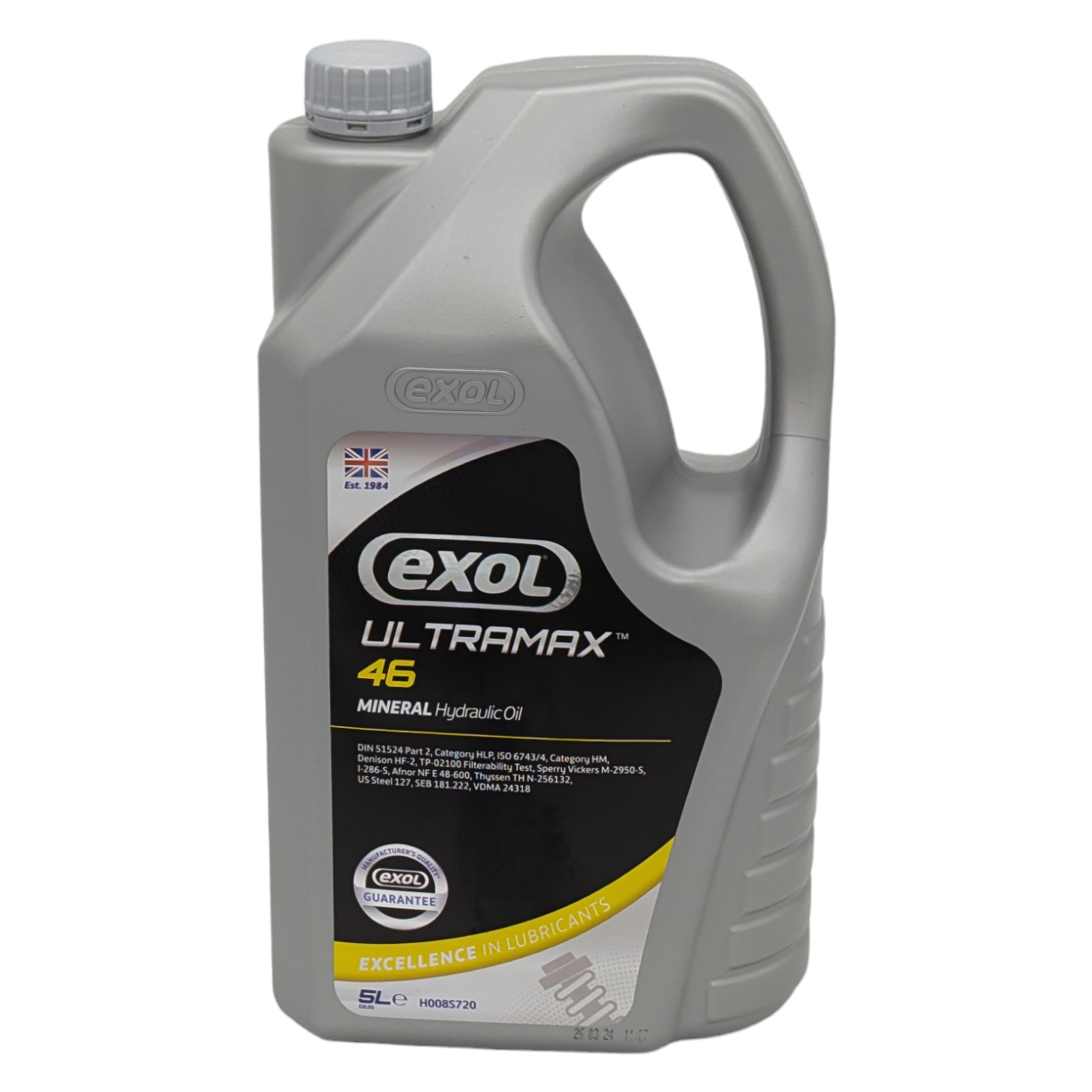 Exol Ultramax MG 46 Clear Hydraulic Oil - 5L