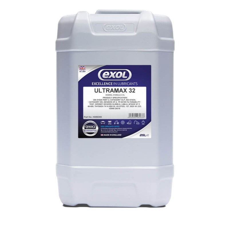 Exol Ultramax 32 Hydraulic Oil (H006) - 25 Litres