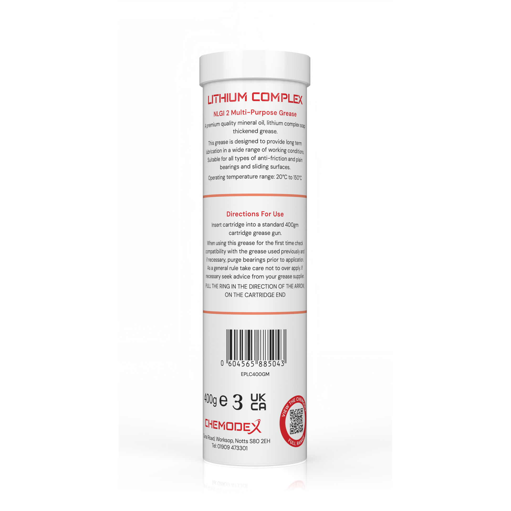 Chemodex Lithium Complex EP2 Red Grease