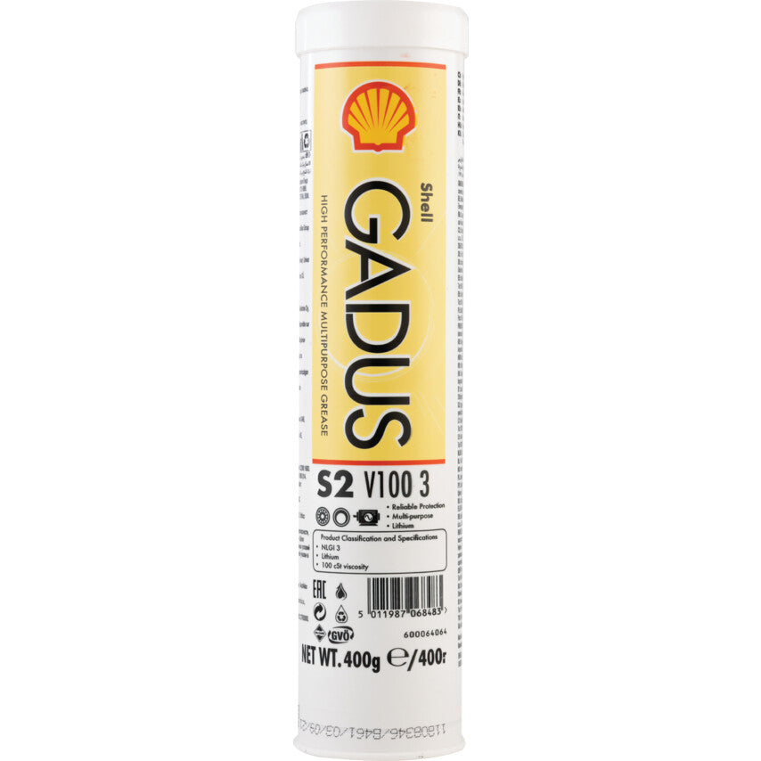 Shell Gadus S2 V100 3 Multi-use Grease 400GM