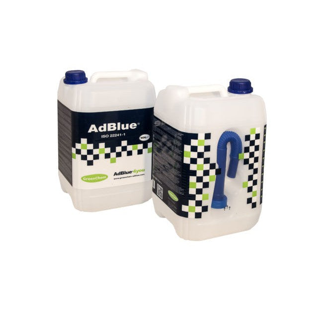 GreenChem Adblue 2 x 10L Cans With Spout (20L in total)