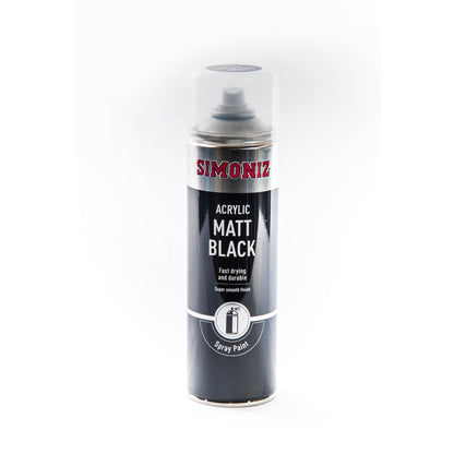 Spray Paints - Gloss/Satin/Matt Black/VHT Matt Black 500ml Aerosol