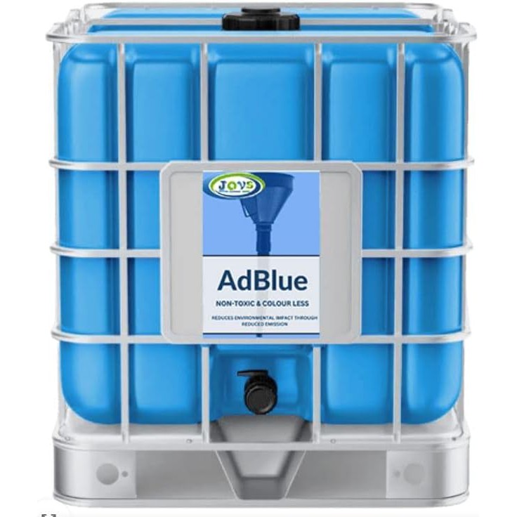  JOVS AdBlue IBC 1000 Litres- Universal Diesel Additive, ISO 22241-1 Compliant DEF