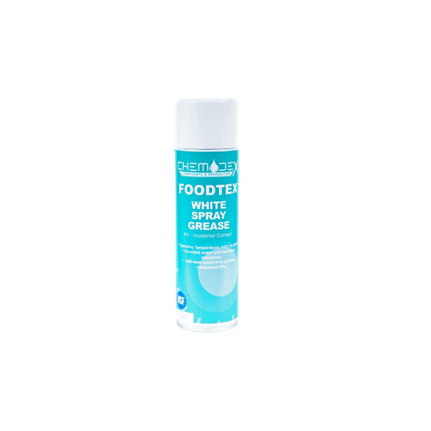 Chemodex Foodtex White Spray Grease 500ml Aerosol