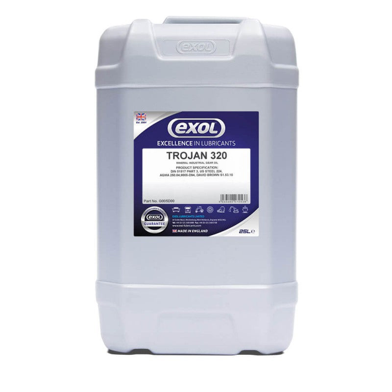 Exol Trojan 320 Industrial Gear Oil G005 - 205 Litres