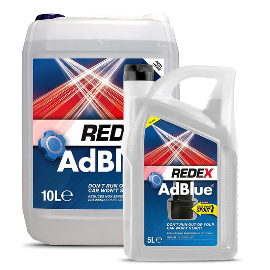 15L Redex Adblue with Easy Pour Spout, Suitable for All Makes and Models, ISO22241 Compliant, 15 Litres