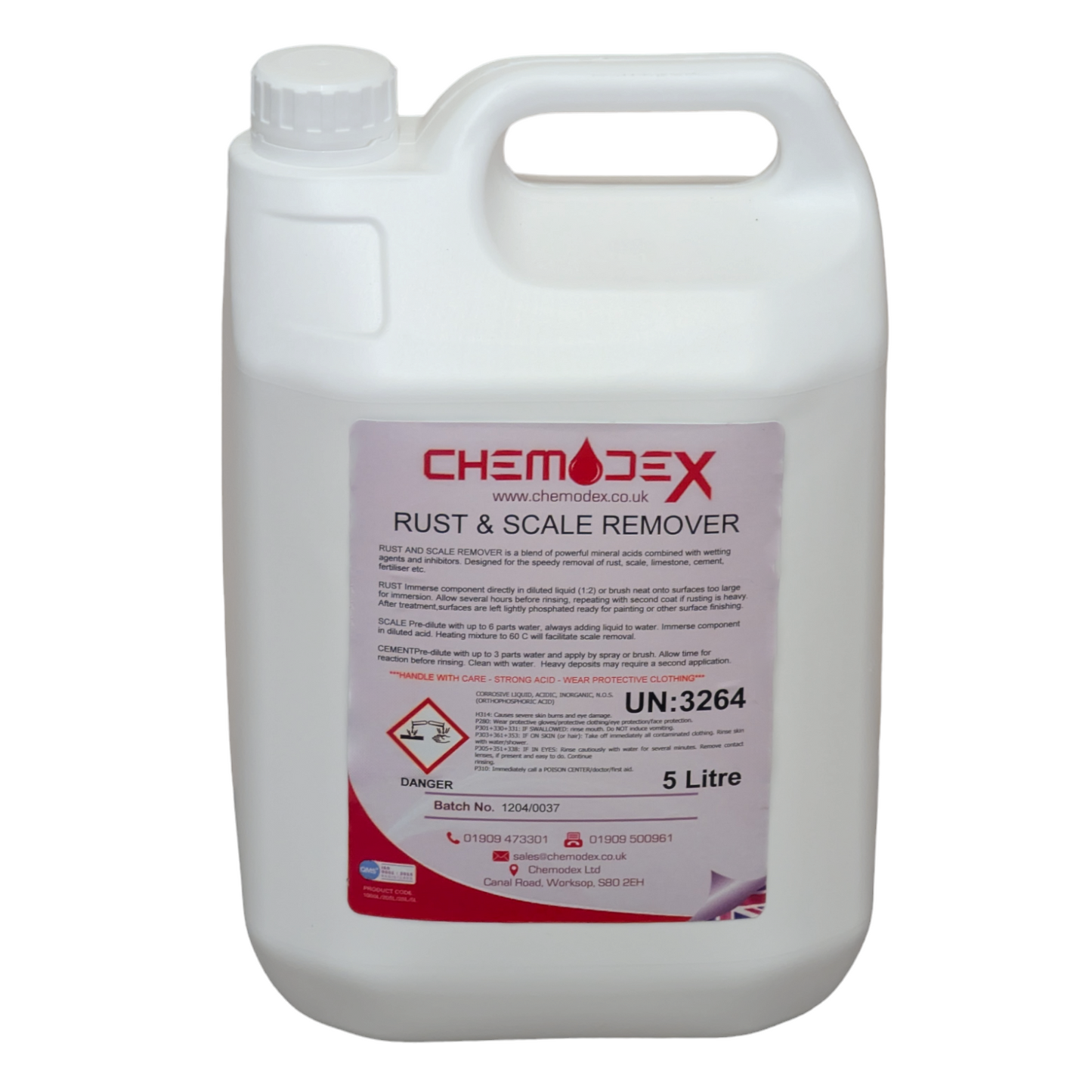 Chemodex Rust & Scale Remover - 5 Litres