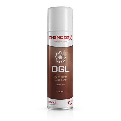 Chemodex OGL - Heavy Duty Open Gear Lubricant For Exposed Gears & Chains 500ml Aerosol