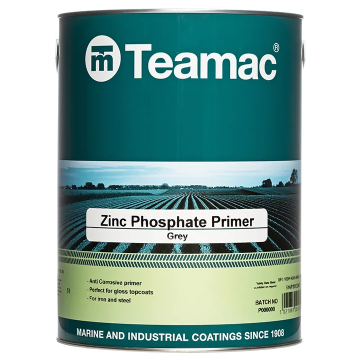 Teamac Rapidry Zinc Phosphate Primer - Grey (5 Litre)