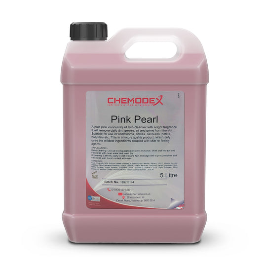 Chemodex Pink Pearl Hand Soap 5 Litre - Pearlised Liquid Hand Soap for Everyday Use