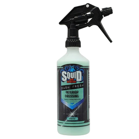 Squid Ink Dash Fresh 500ml – Silicone-Free Interior Dash Dressing | Matte Finish Vinyl & Plastic Restorer