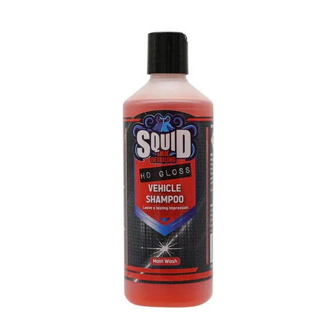 Squid Ink HD Gloss Shampoo 500ml – High-Sudsing Cherry Car Wash | Award-Winning Gloss Enhancing Shampoo