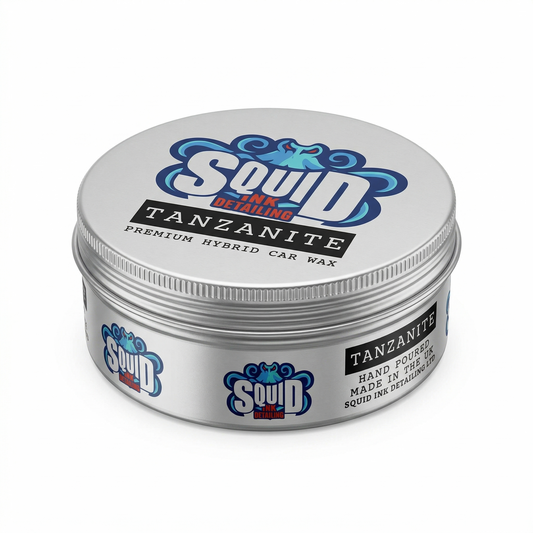 Squid Ink Tanzanite Hybrid Wax | 6-Month Paint Protection | Mirror Finish & Cherry Bakewell Scent