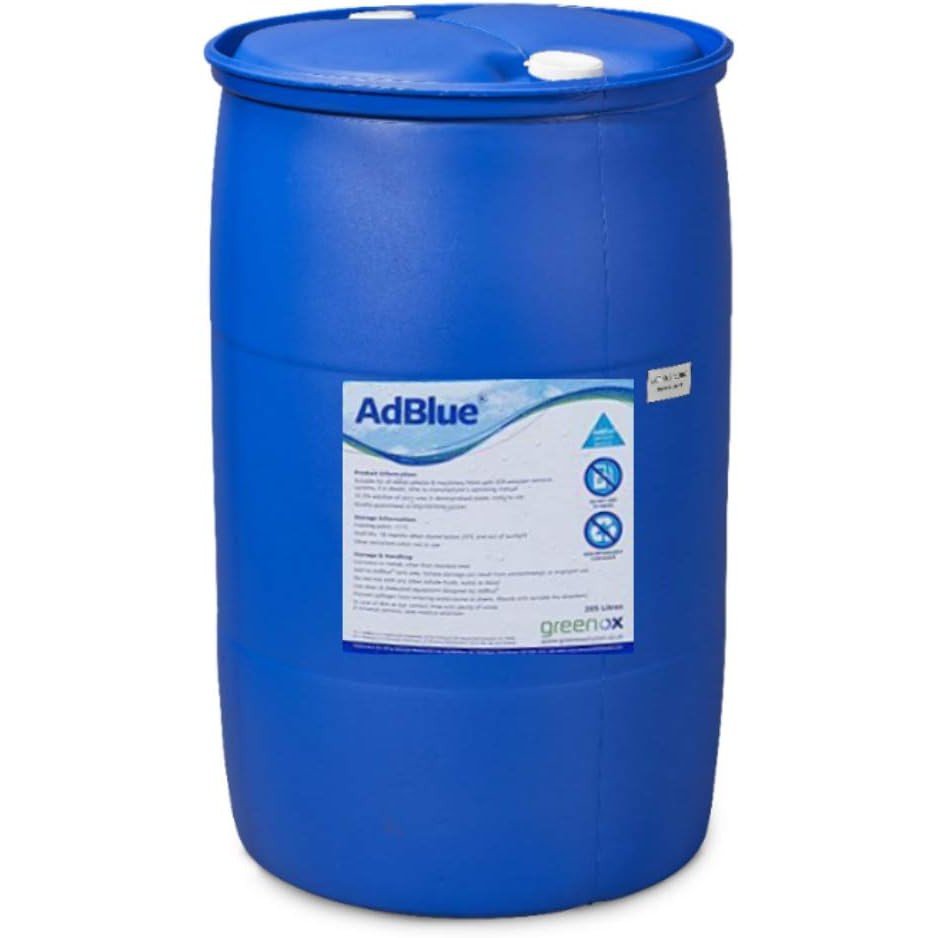 Greenox Adblue Euro 5/6 ISO 22241 Compliant - 205 Litre Plastic Drum