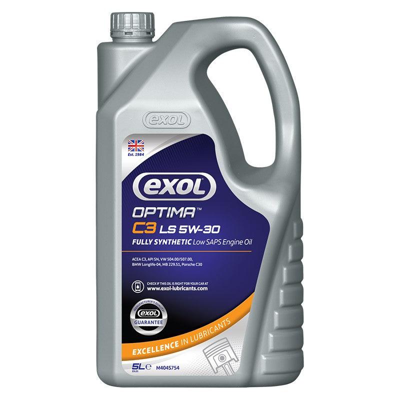 EXOL Optima C3 LS 5W-30 Low SAPS Engine Oil (M404) - 205 Litres