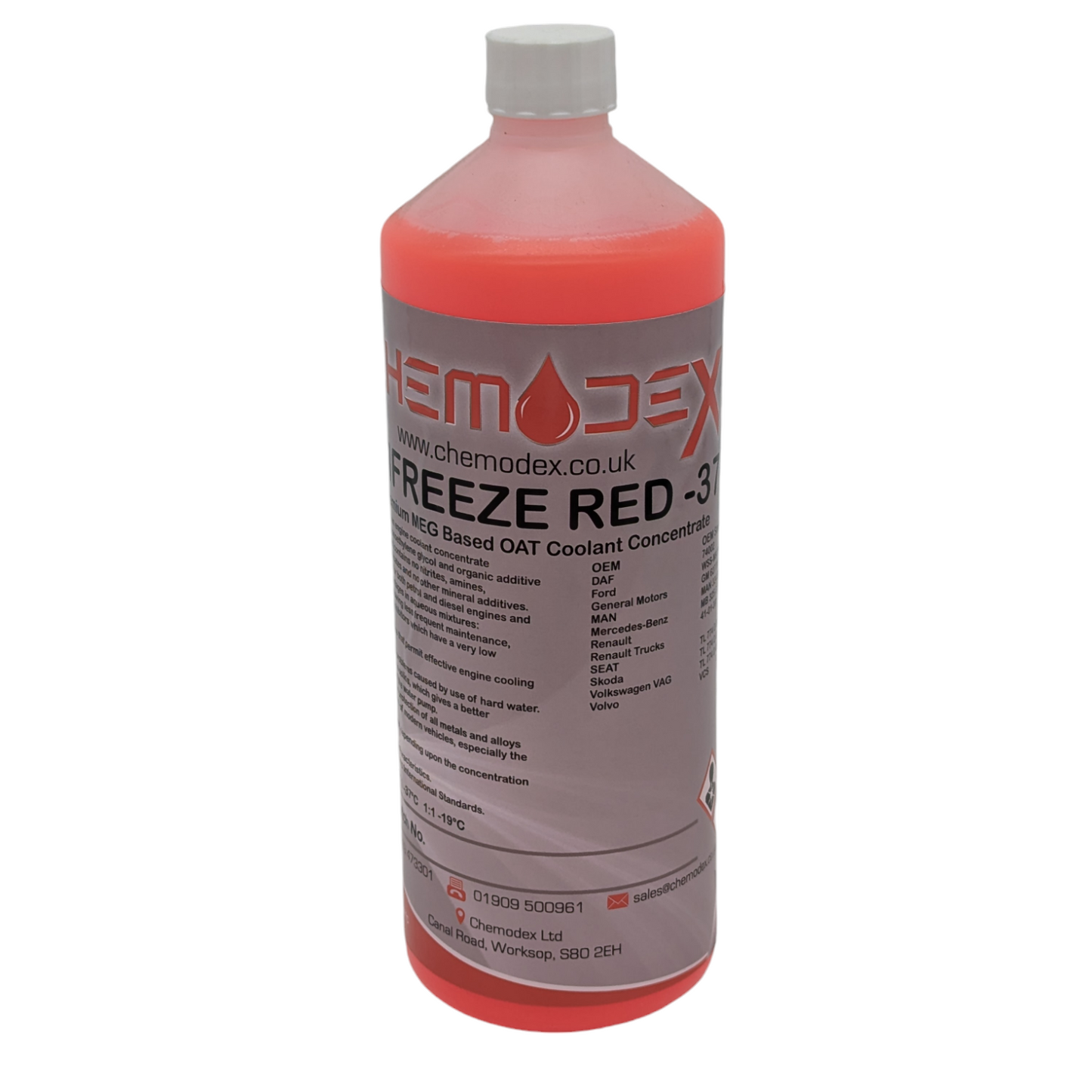 Chemodex Antifreeze Red Long Life (-37°C) - 1 Litre