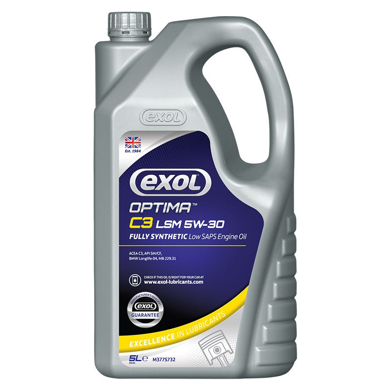 Exol Optima C3 LSM 5W-30 Engine Oil M377 - 205 Litres