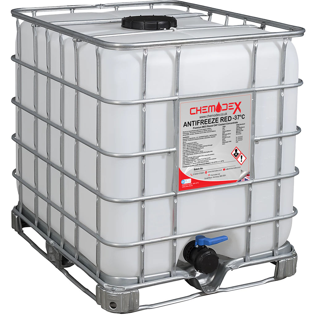 Chemodex Long Life Red Anti-Freeze (-37°C) - 1000 Litres In An IBC